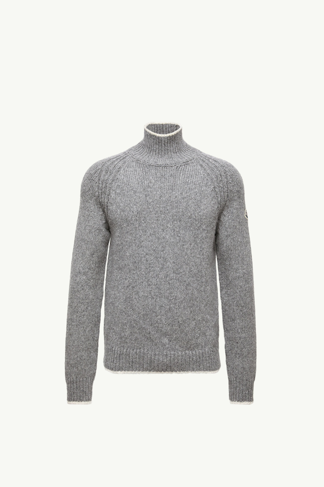 Jersey de cuello de tortuga de mezcla de alpaca y lana Hombre Gris Moncler 2