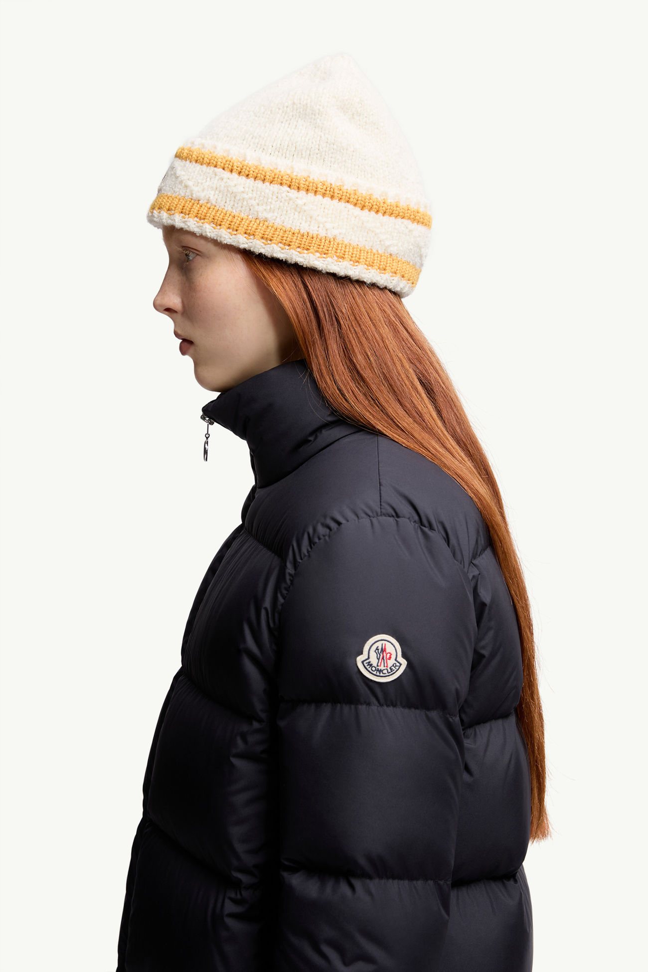 Mauzun kurze Daunenjacke Damen Navyblau Moncler 1