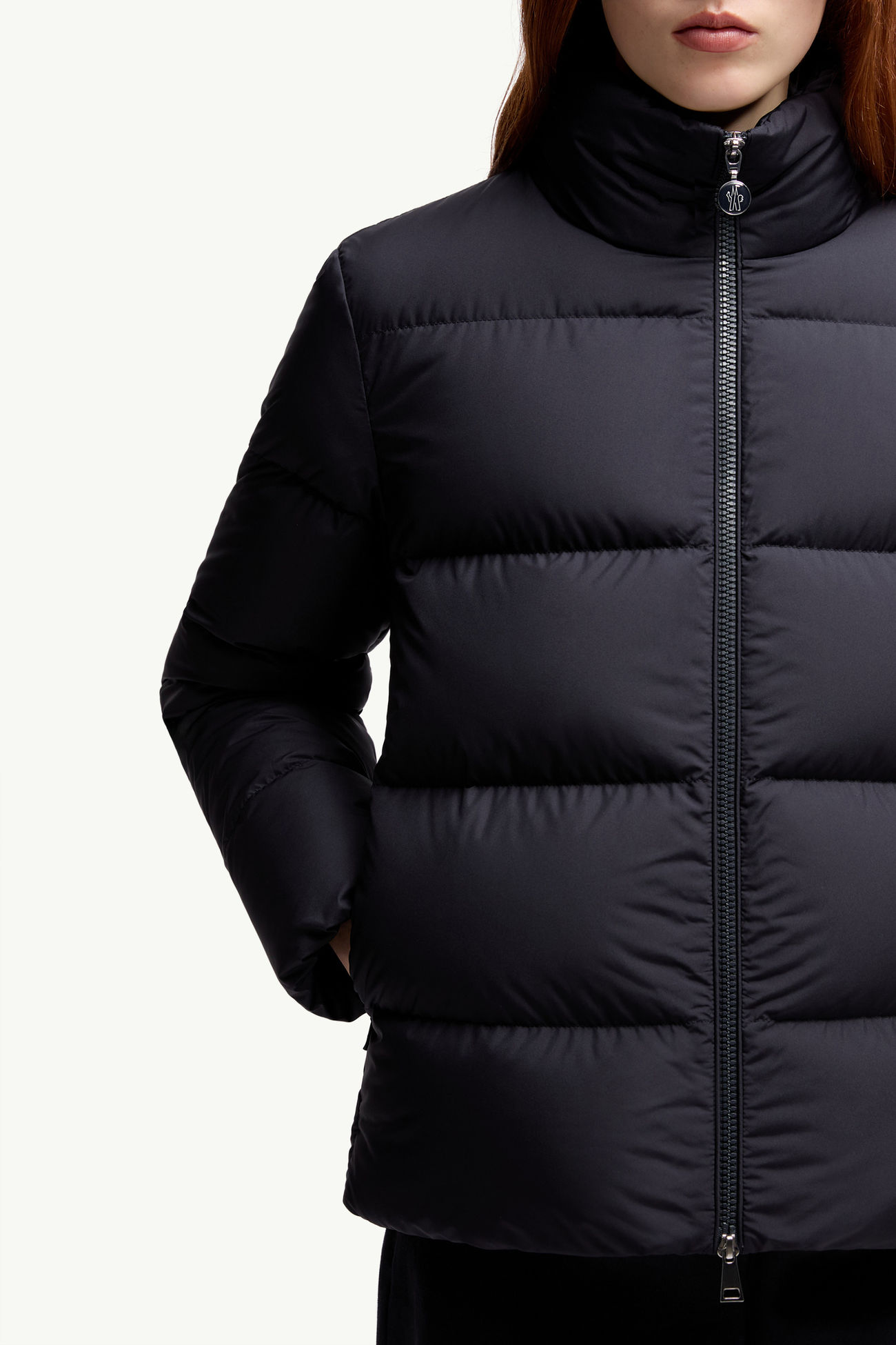 Mauzun 쇼트 다운 재킷 여성 네이비 블루 Moncler 5