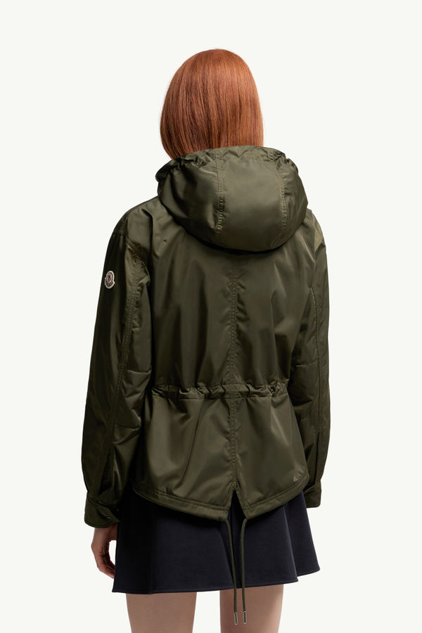 Noizay Hooded Parka Jacket Women Olive Green Moncler 4