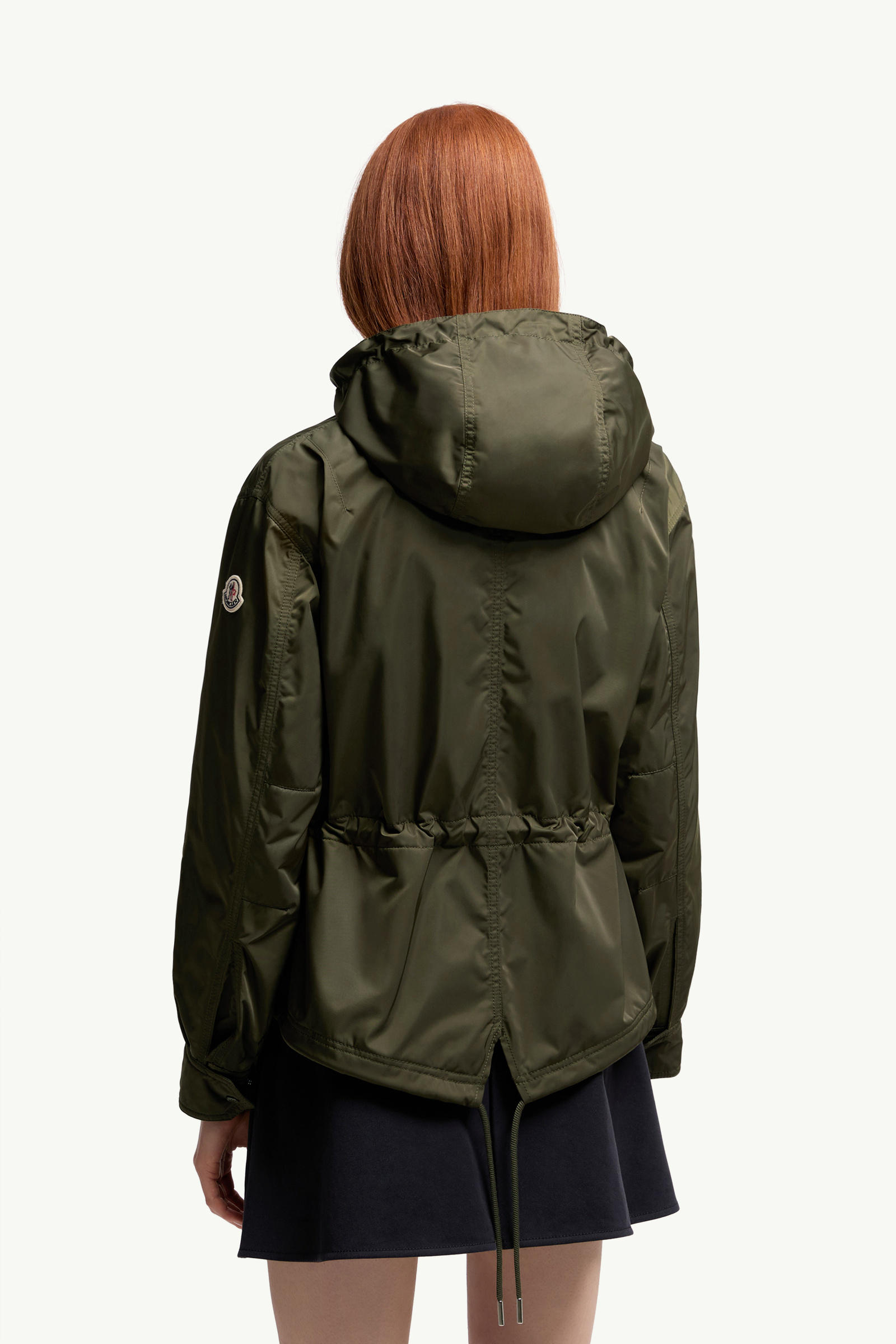 Noizay Hooded Parka Jacket Women Olive Green Moncler 4