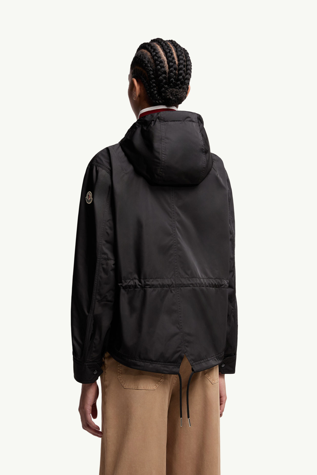 Noizay連帽派克大衣 女士 黑色 Moncler 4