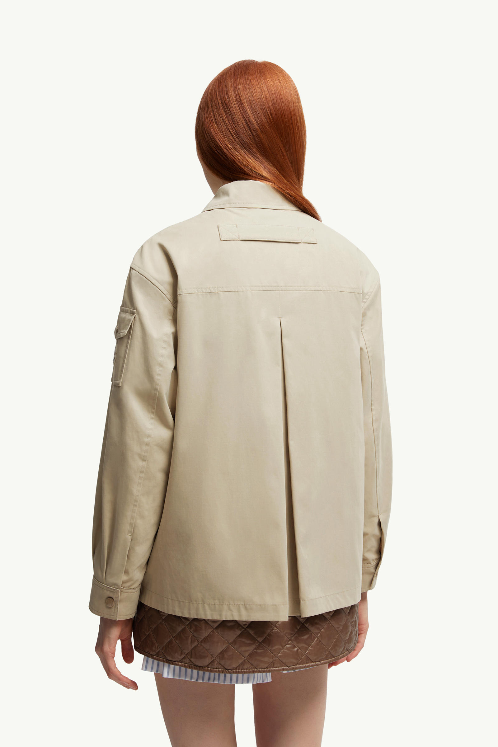 Felci Padded Shirt Jacket Women Beige Moncler 4