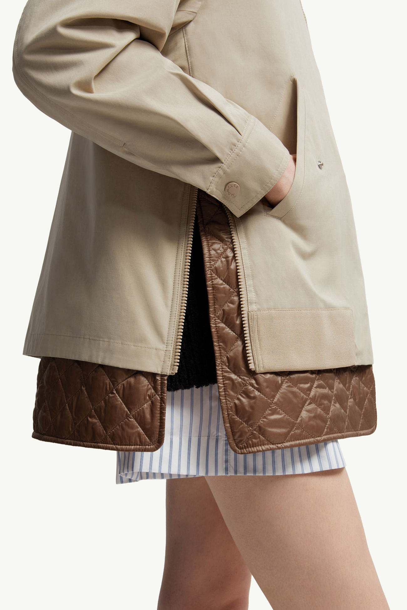 Felci 다운 셔츠 재킷 여성 베이지 Moncler 5