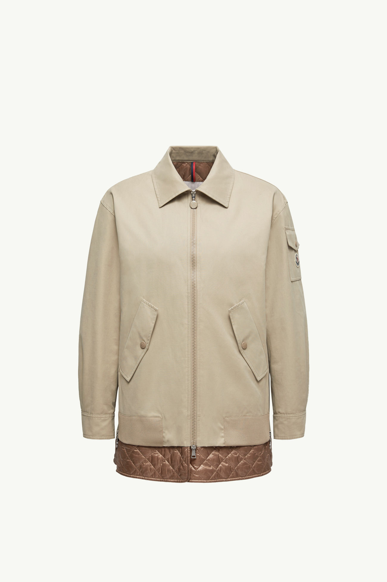 Felci 다운 셔츠 재킷 여성 베이지 Moncler 2