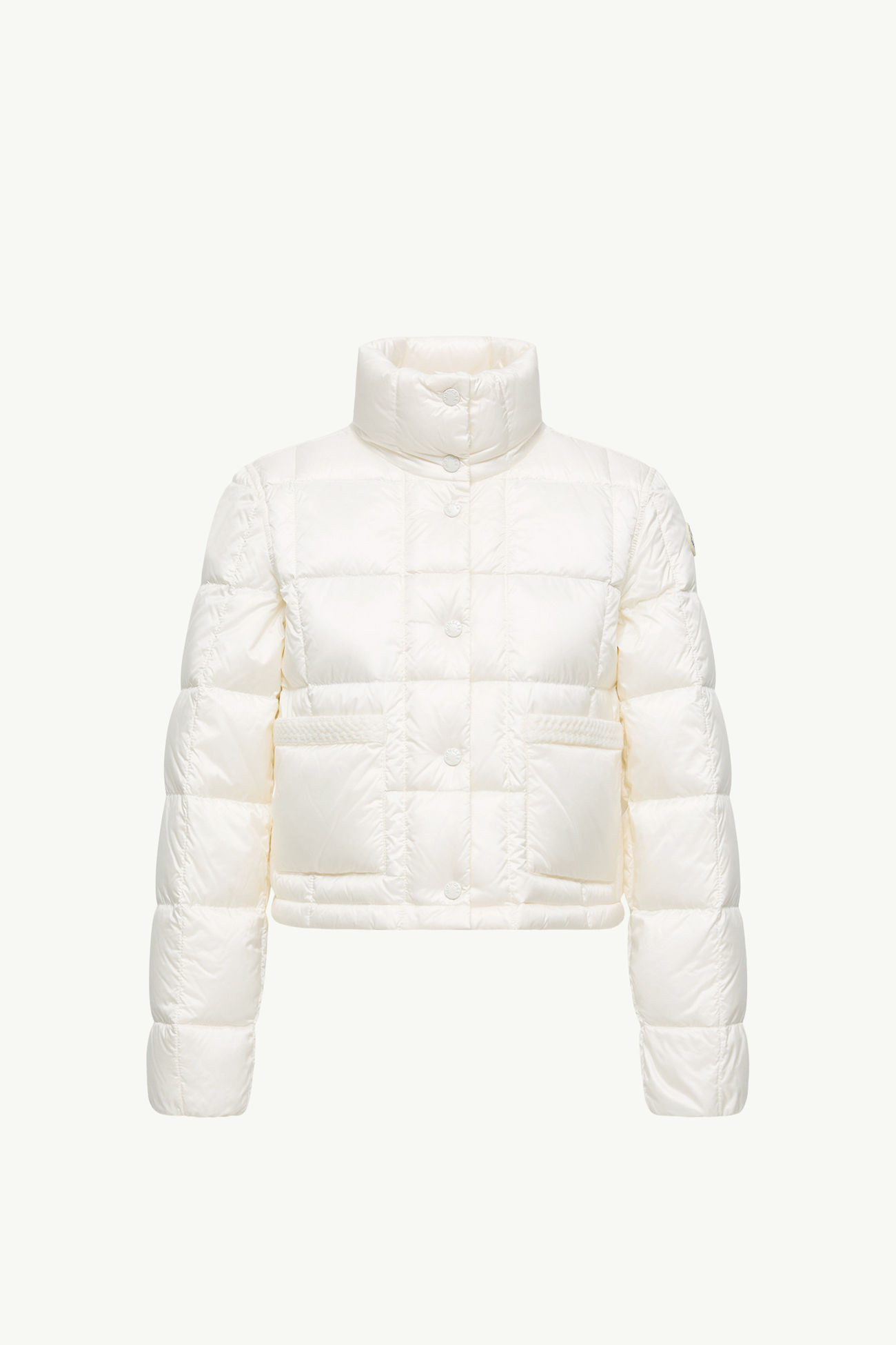 Jarcieu kurze Daunenjacke mit geflochtenem Besatz Damen Weiß Moncler 2