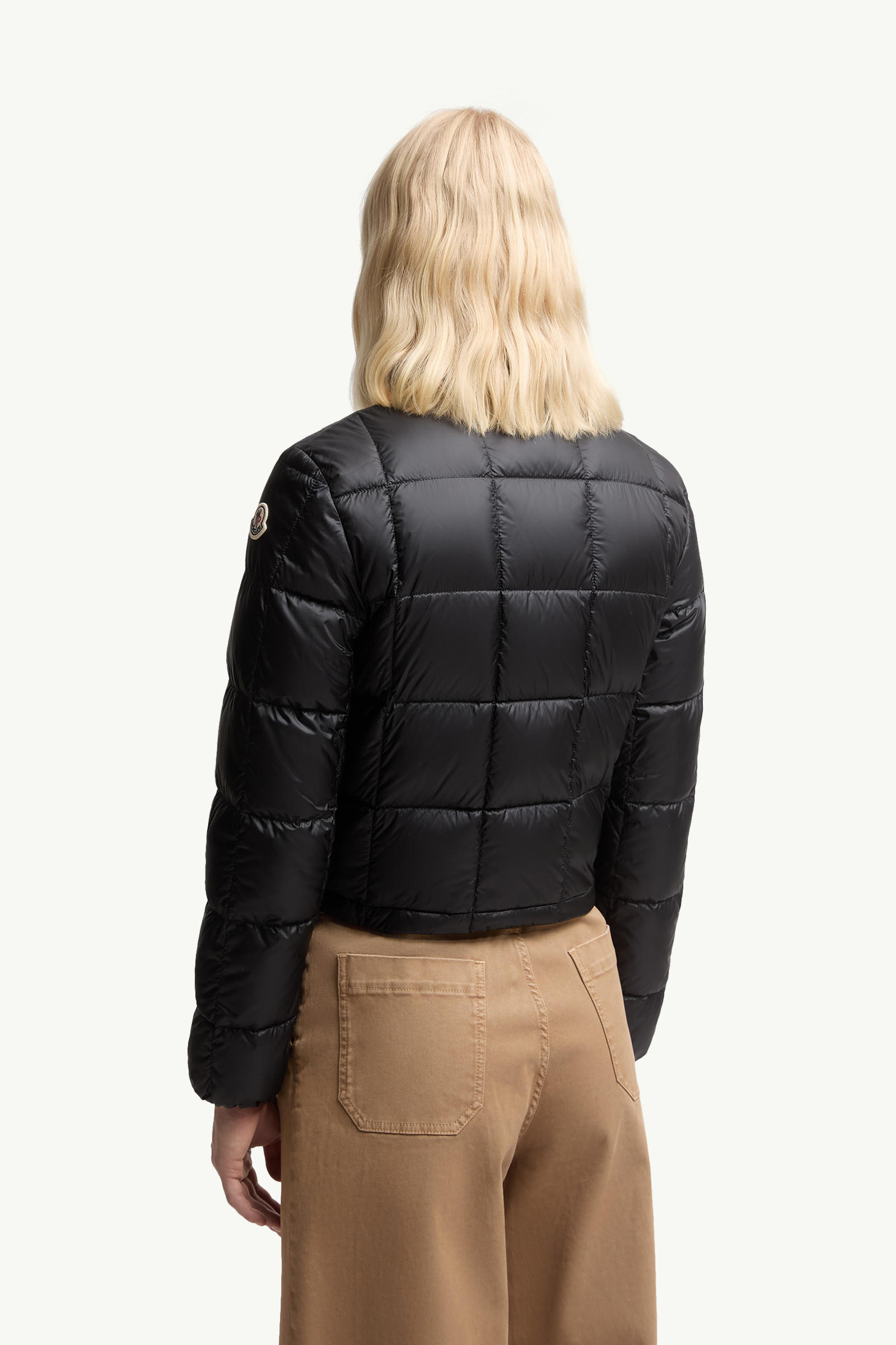 Doudoune courte à bordure tressée Jarcieu Femmes Noir Moncler 4