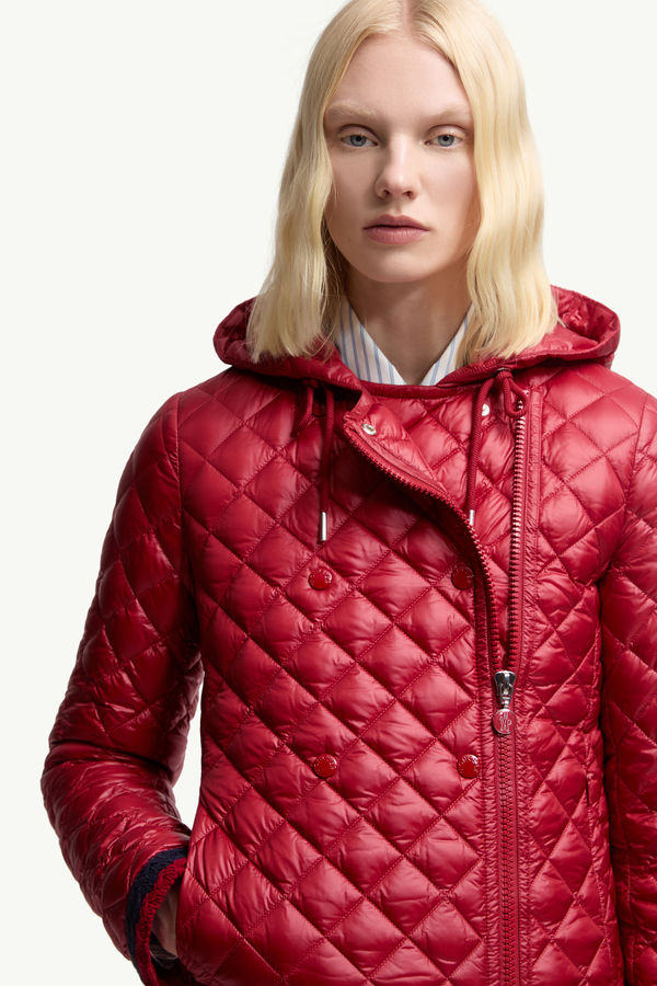 Corbelinショートダウンジャケット レディース レッド Moncler 5
