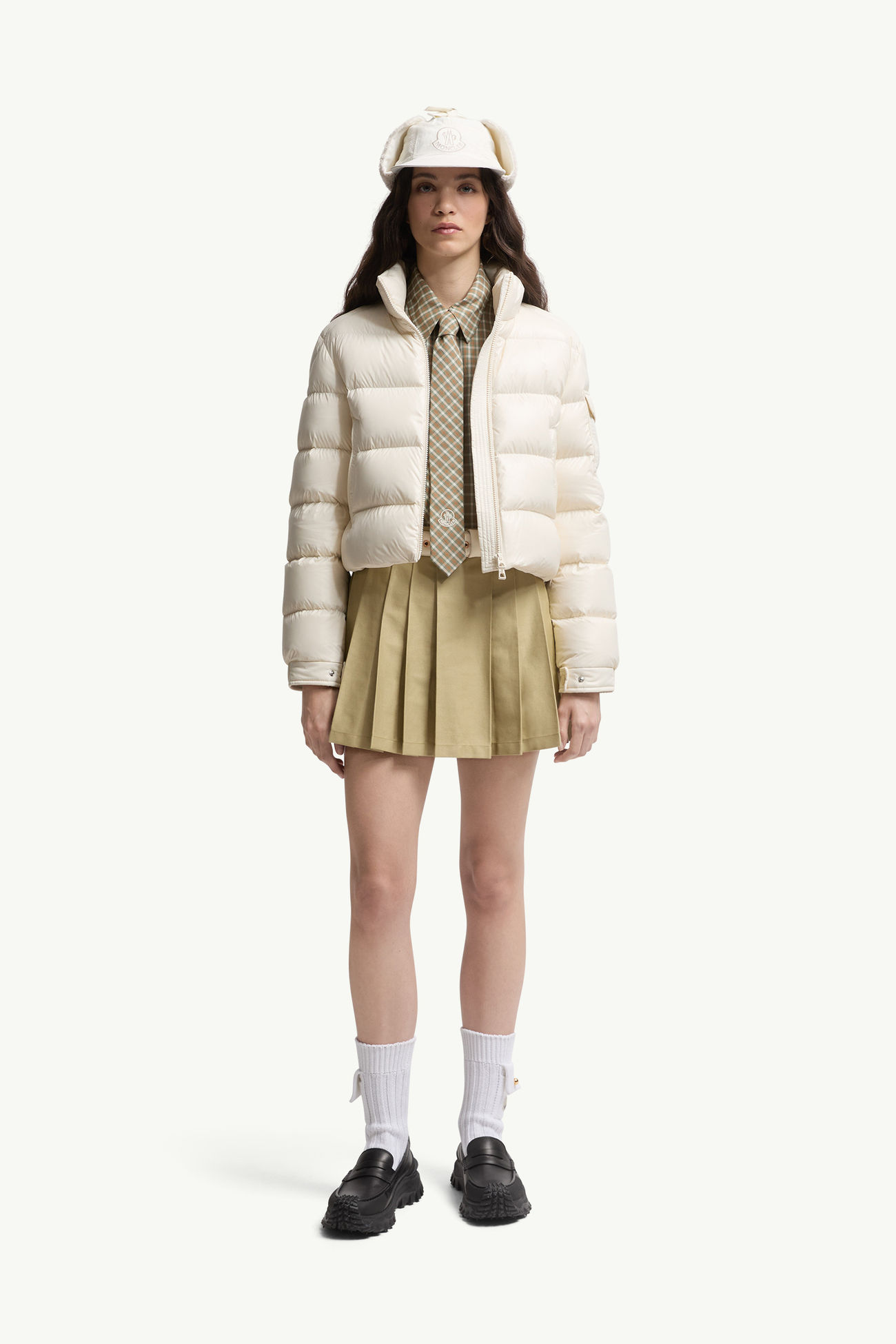 Petra kurze Daunenjacke Damen Weiß Moncler 0