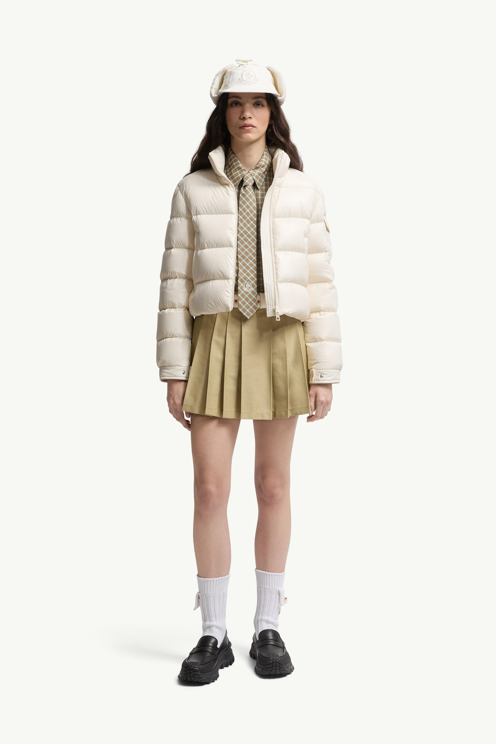 Petra Short Down Jacket Women White Moncler 0