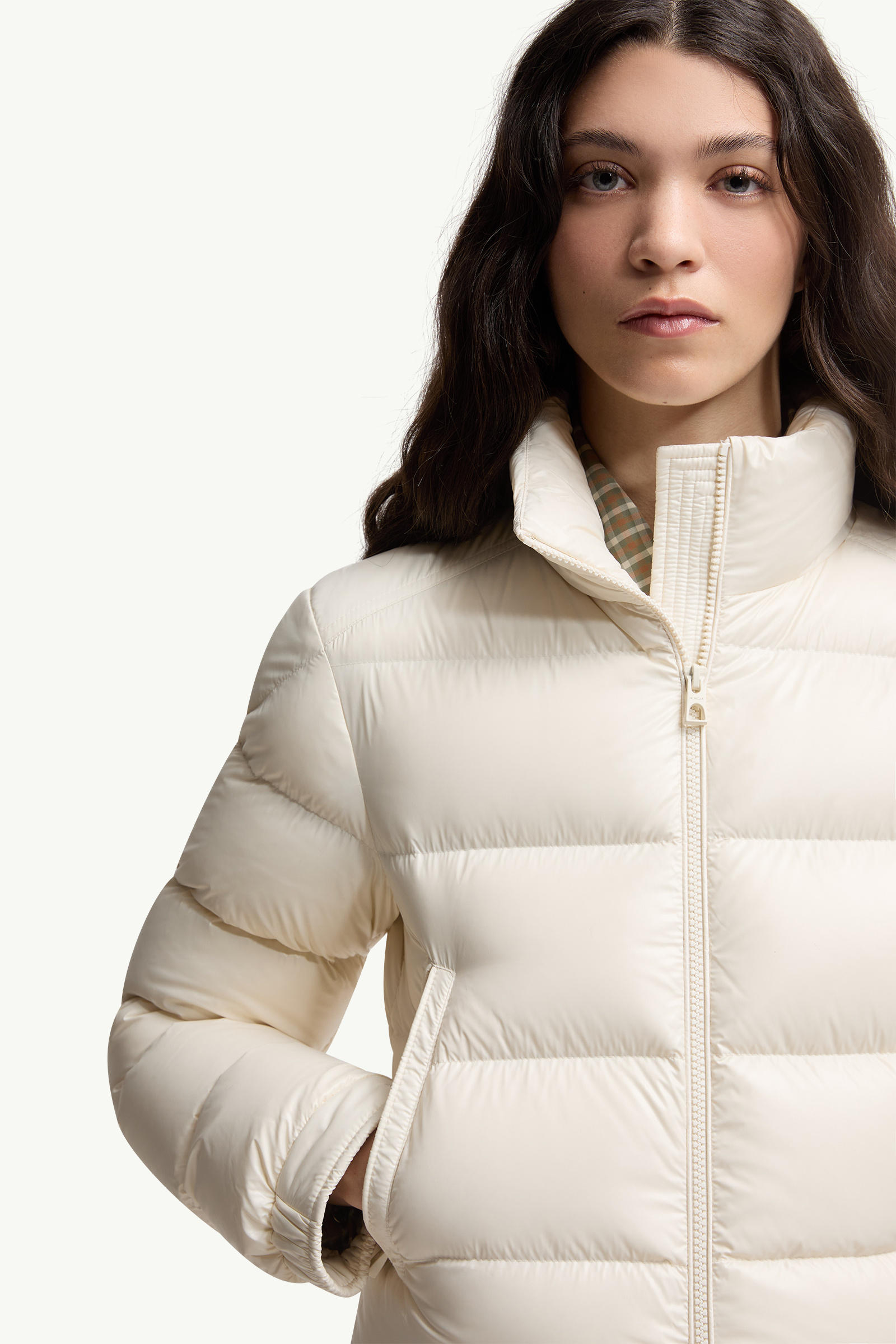 Petra Short Down Jacket Women White Moncler 5