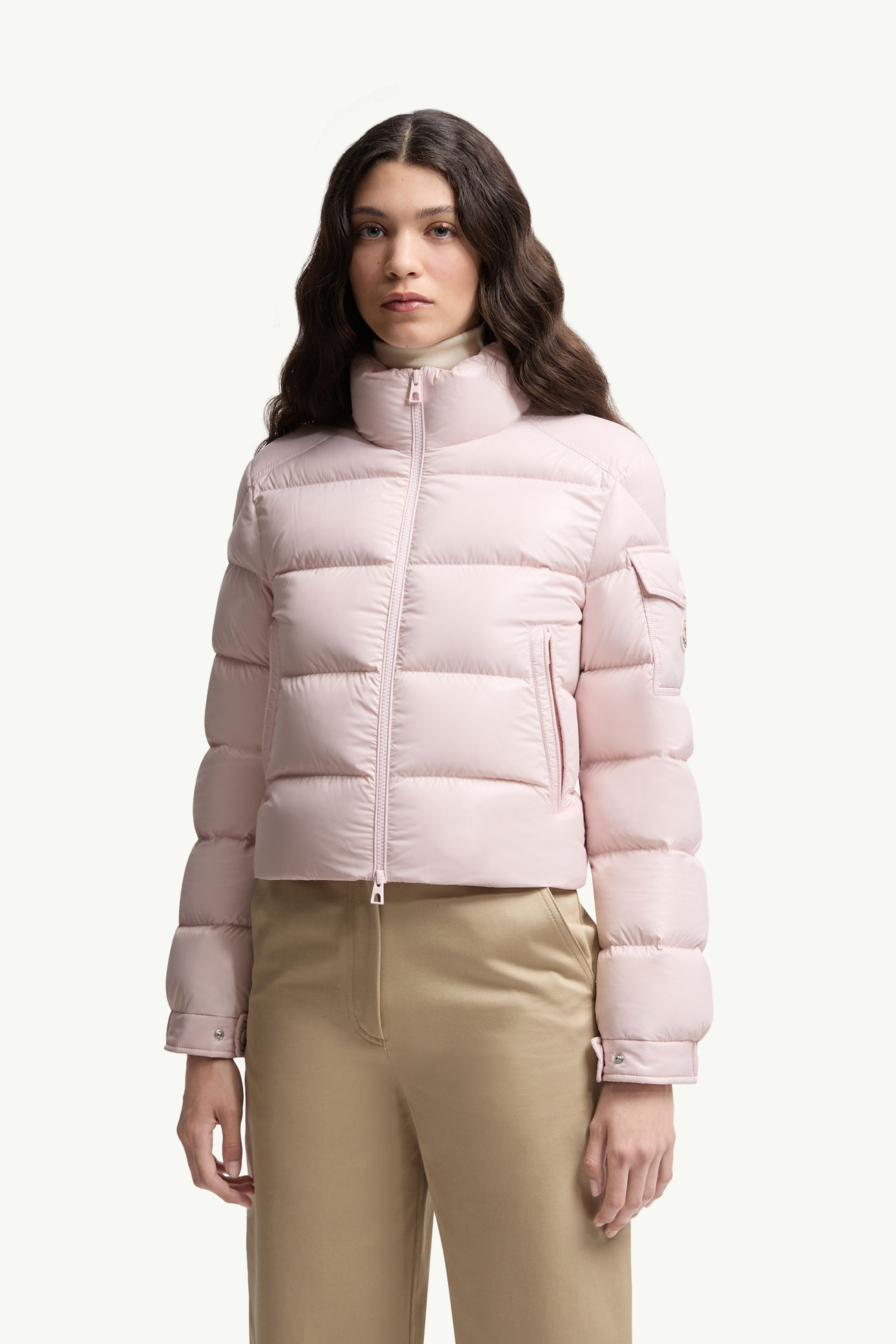 Petra ショートダウンジャケット レディース ライトピンク Moncler 3