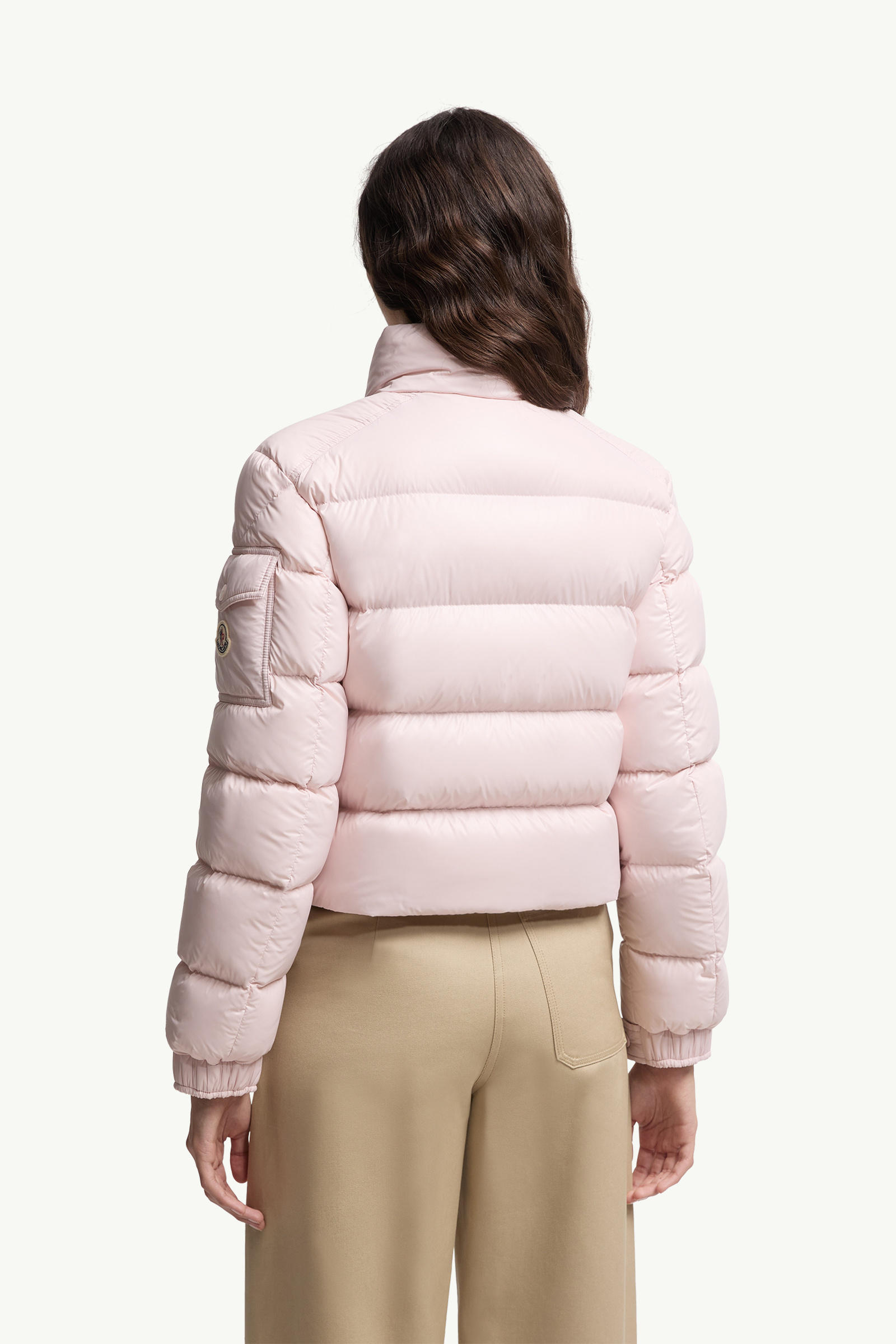 Petra Short Down Jacket Women Light Pink Moncler 4