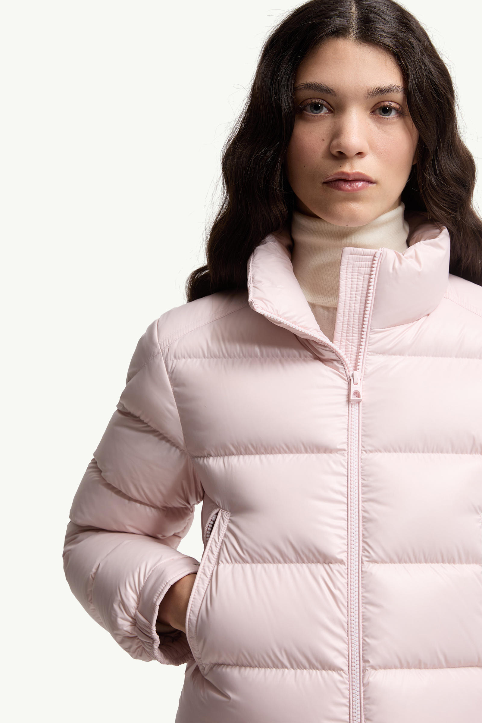 Petra Short Down Jacket Women Light Pink Moncler 5