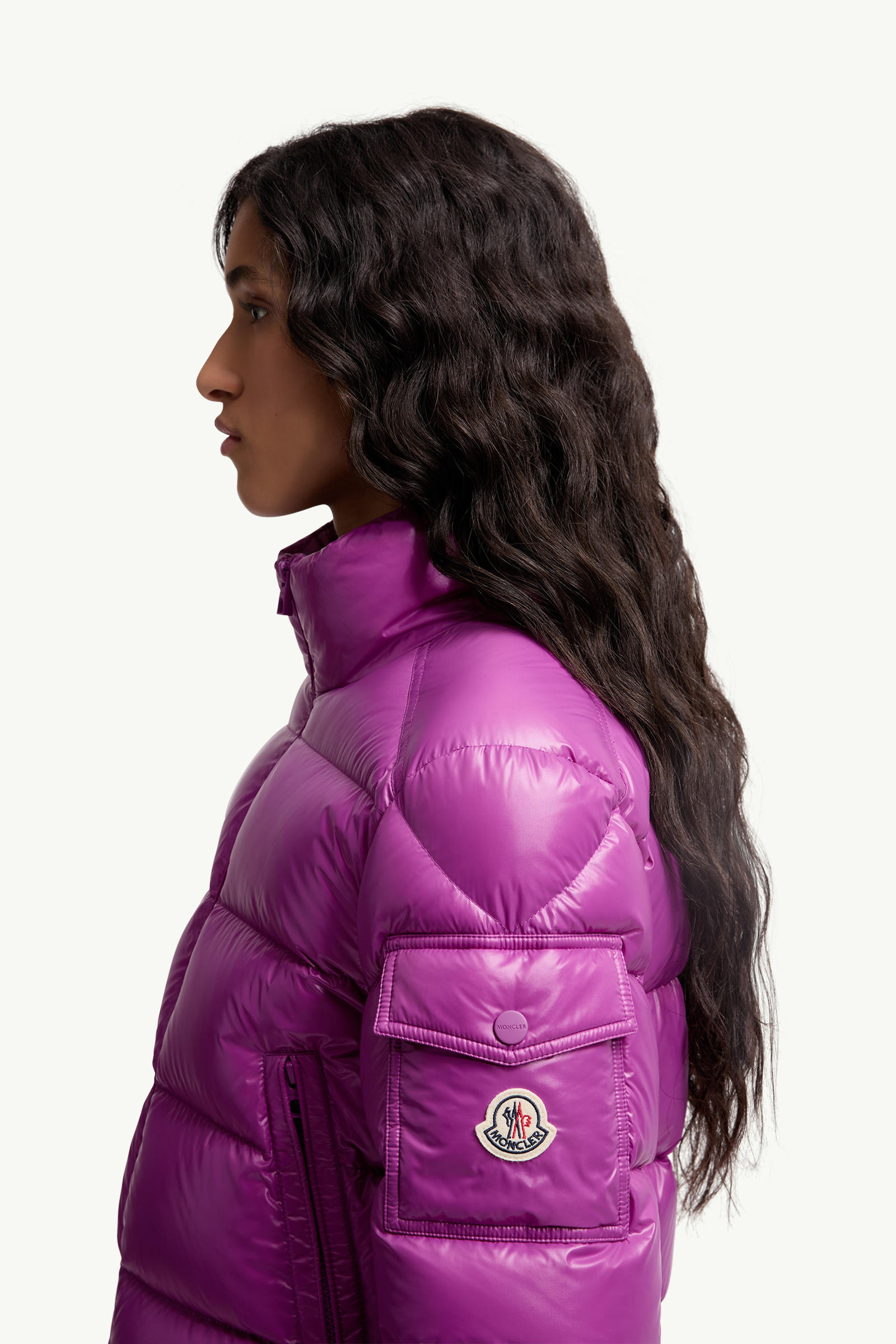 Doudoune courte Petra Femmes Fuchsia Moncler 1