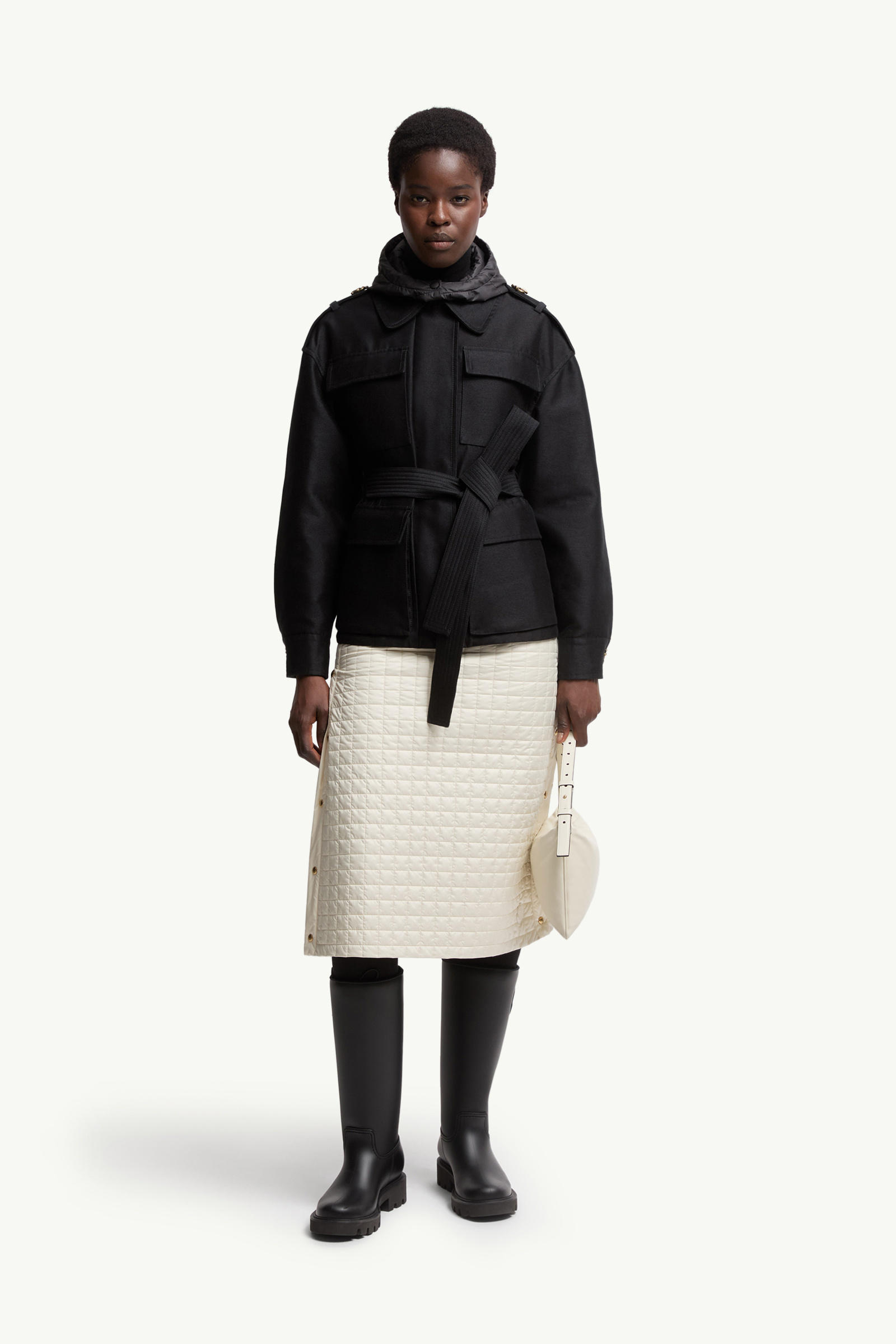 Giacca Field Imbottita Essalois Donna Nero Moncler 0