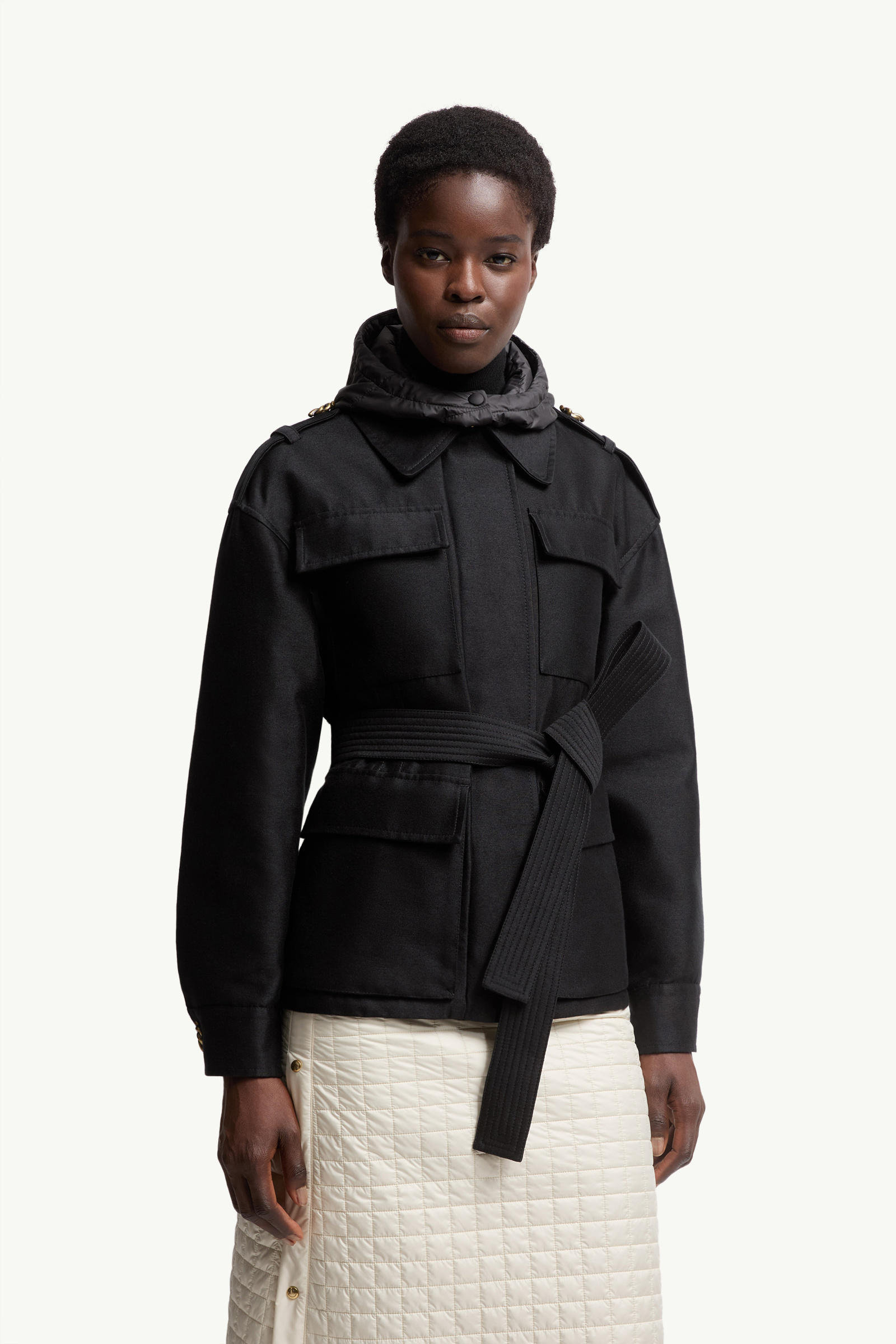 Essalois Down Field Jacket Women Black Moncler 3