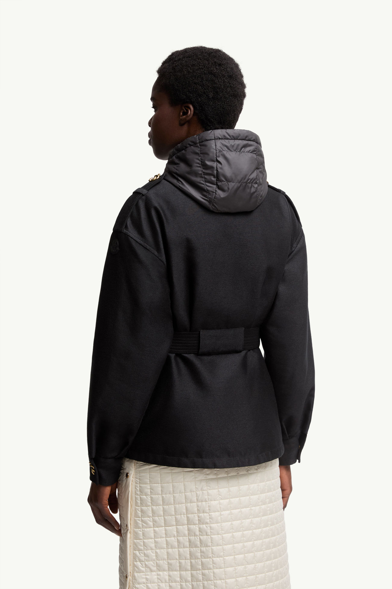 Doudoune utilitaire Ă capuche Essalois Femmes Noir Moncler 4