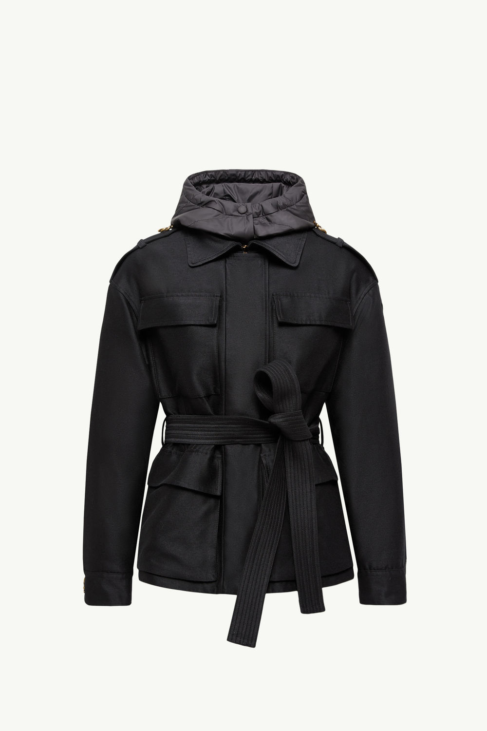 Doudoune utilitaire à capuche Essalois Femmes Noir Moncler 2