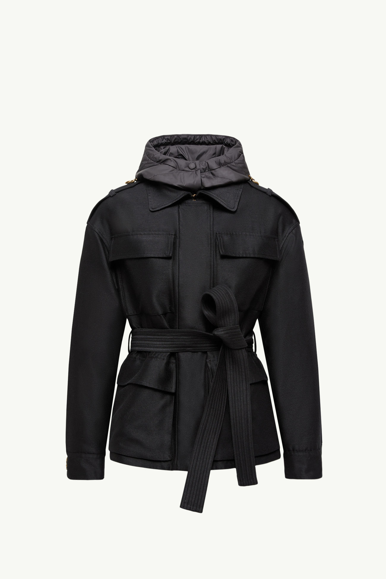 Doudoune utilitaire Ă capuche Essalois Femmes Noir Moncler 2