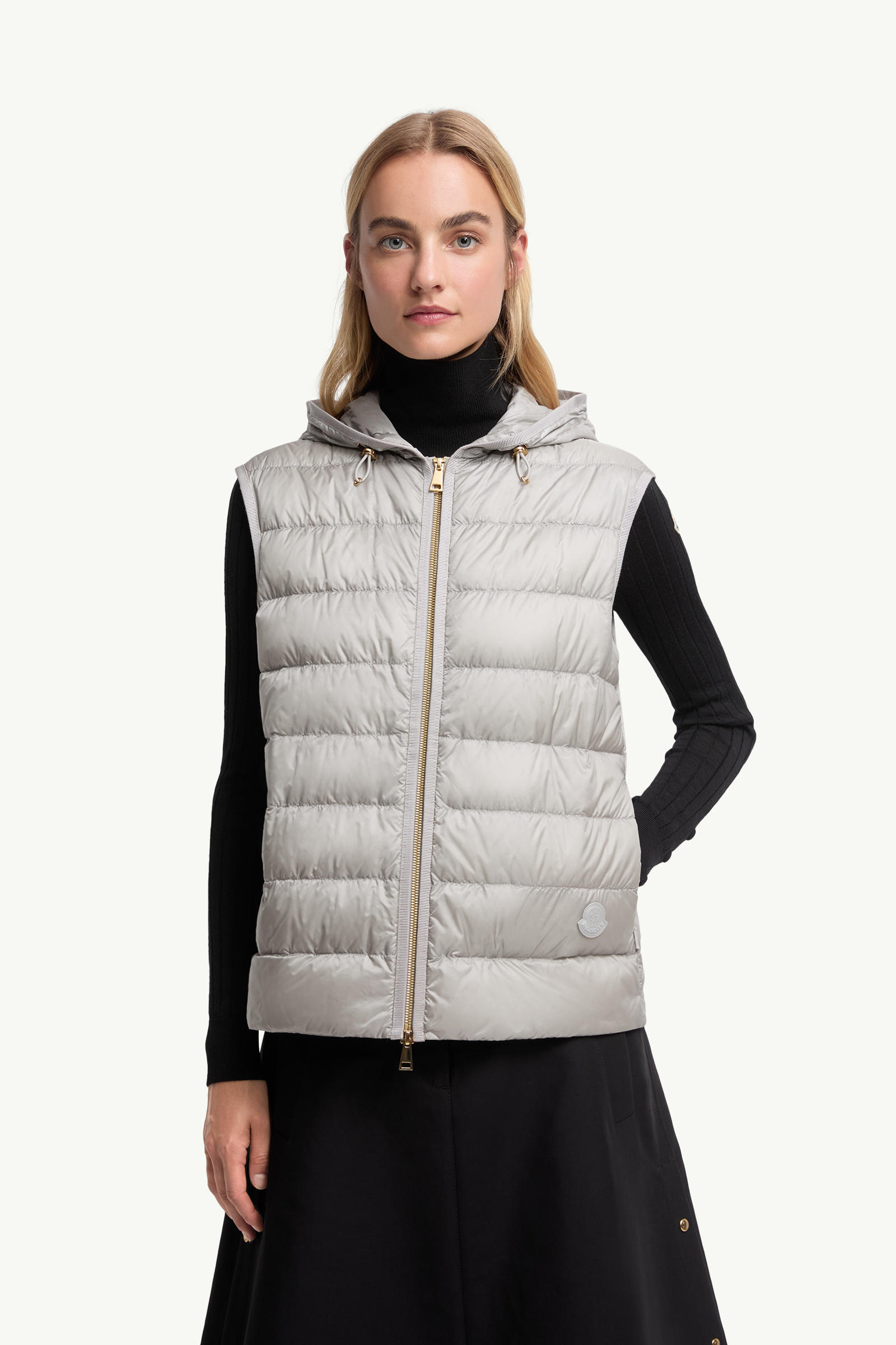 Reposse 3-in-1 Wool & Cashmere Short Down Jacket Women Gray Moncler 6