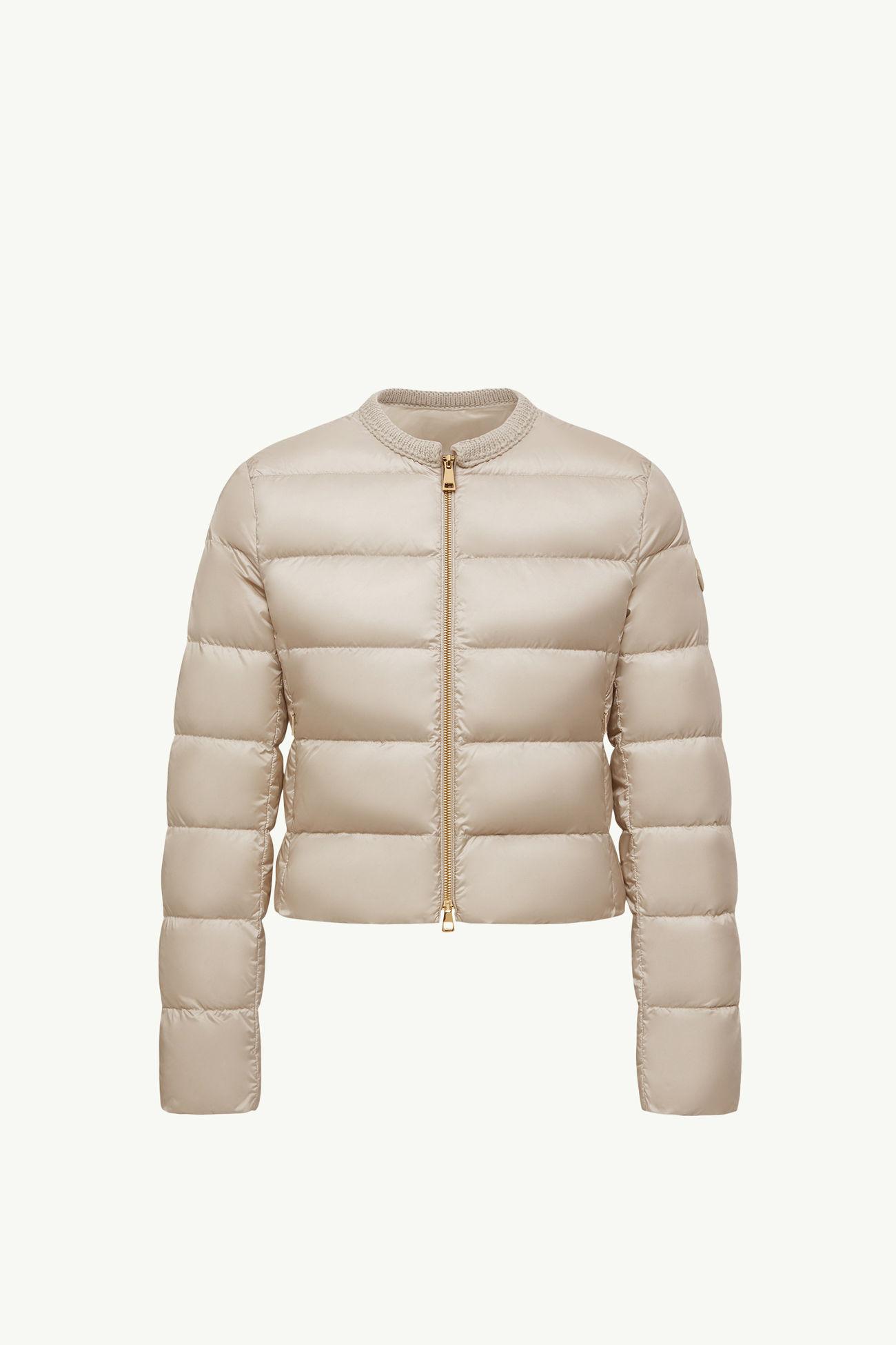 Mauvezin女士羊毛饰边短款羽绒夹克外套 女士 米色 Moncler 2