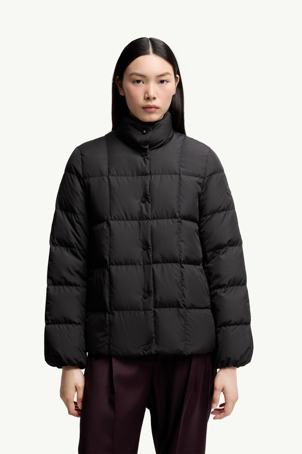 Cochevinne quadratisch gesteppte kurze Daunenjacke Damen Schwarz Moncler 3