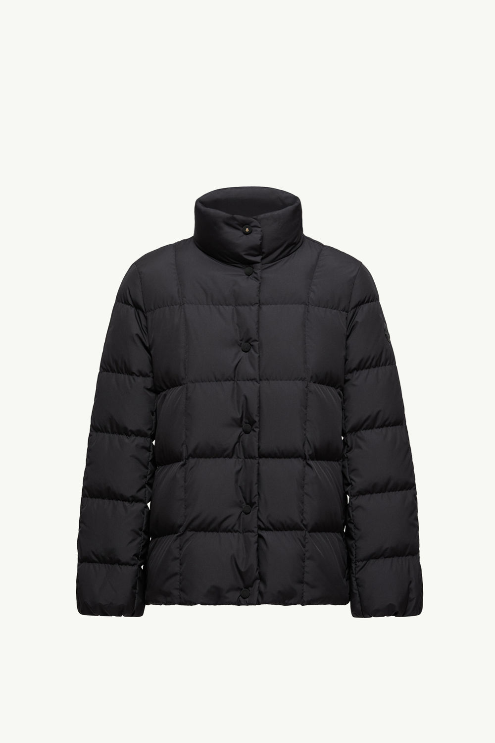 Cochevinne Square-Quilted Short Down Jacket Women Black Moncler 2