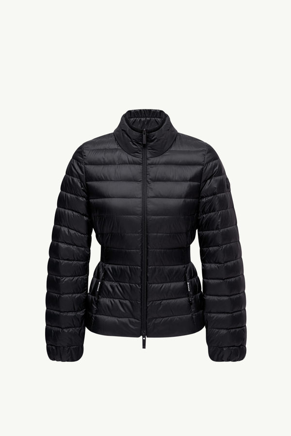 Doudoune courte ajustée et évasée Verrerie Femmes Noir Moncler 2