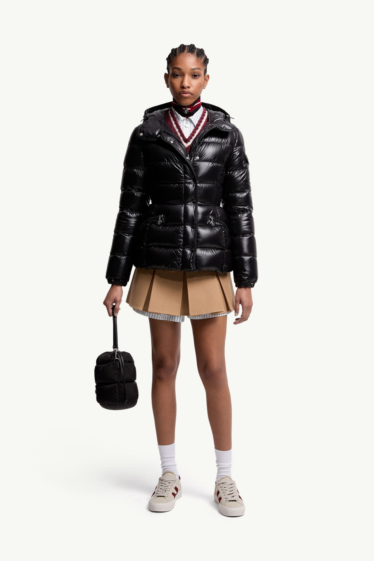 Baranteショートダウンジャケット レディース ブラック Moncler 0