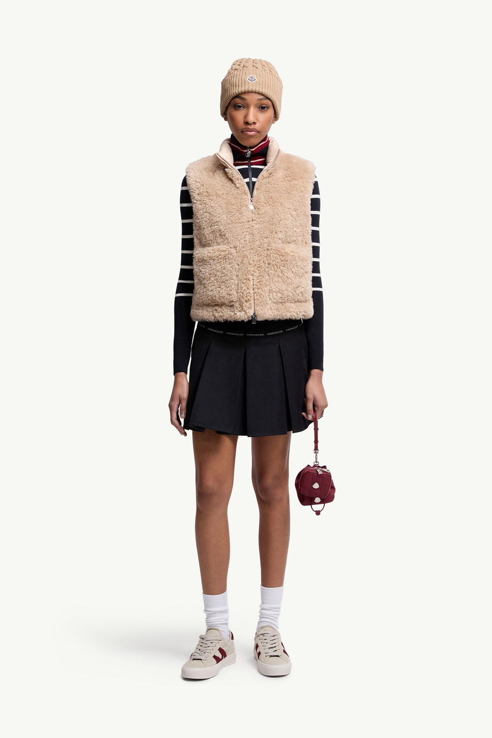 Planeze Teddy Down Gilet Women Beige Moncler 0