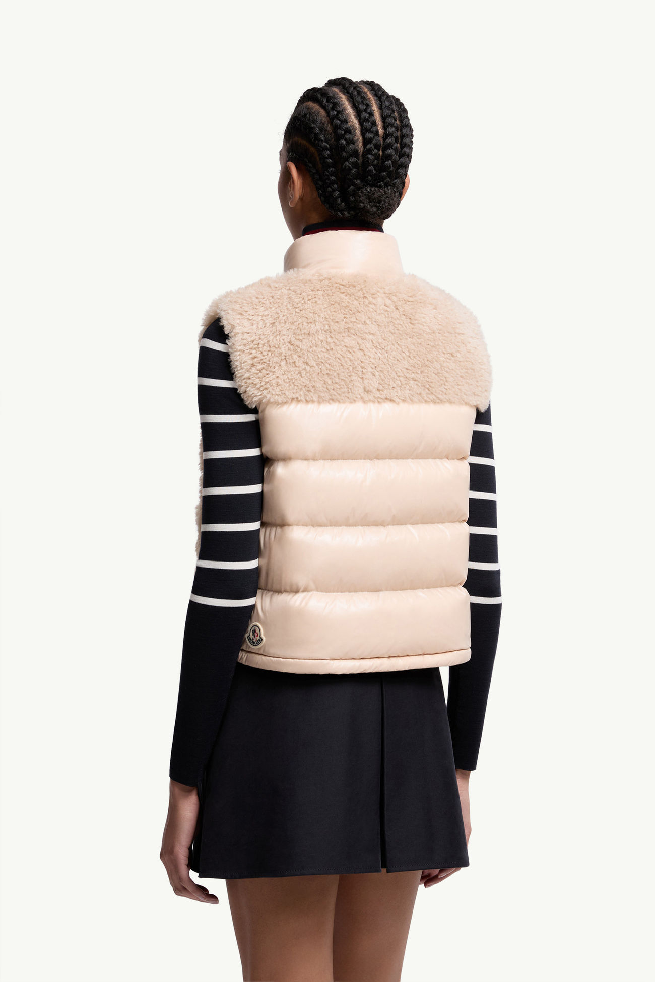 Planeze Daunenweste aus Teddystoff Damen Beige Moncler 4