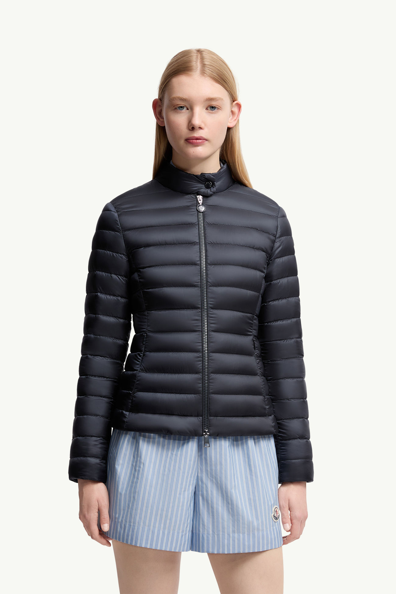Igelle kurze Daunenjacke Damen Navyblau Moncler 3