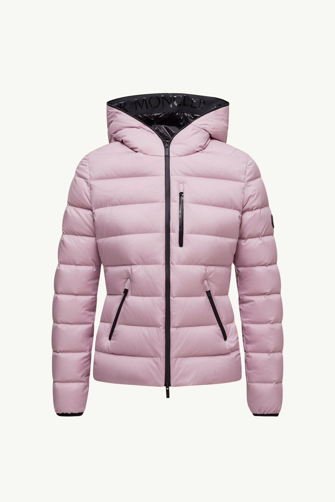Herbe女士连帽短款羽绒夹克外套 女士 粉红色 Moncler 2