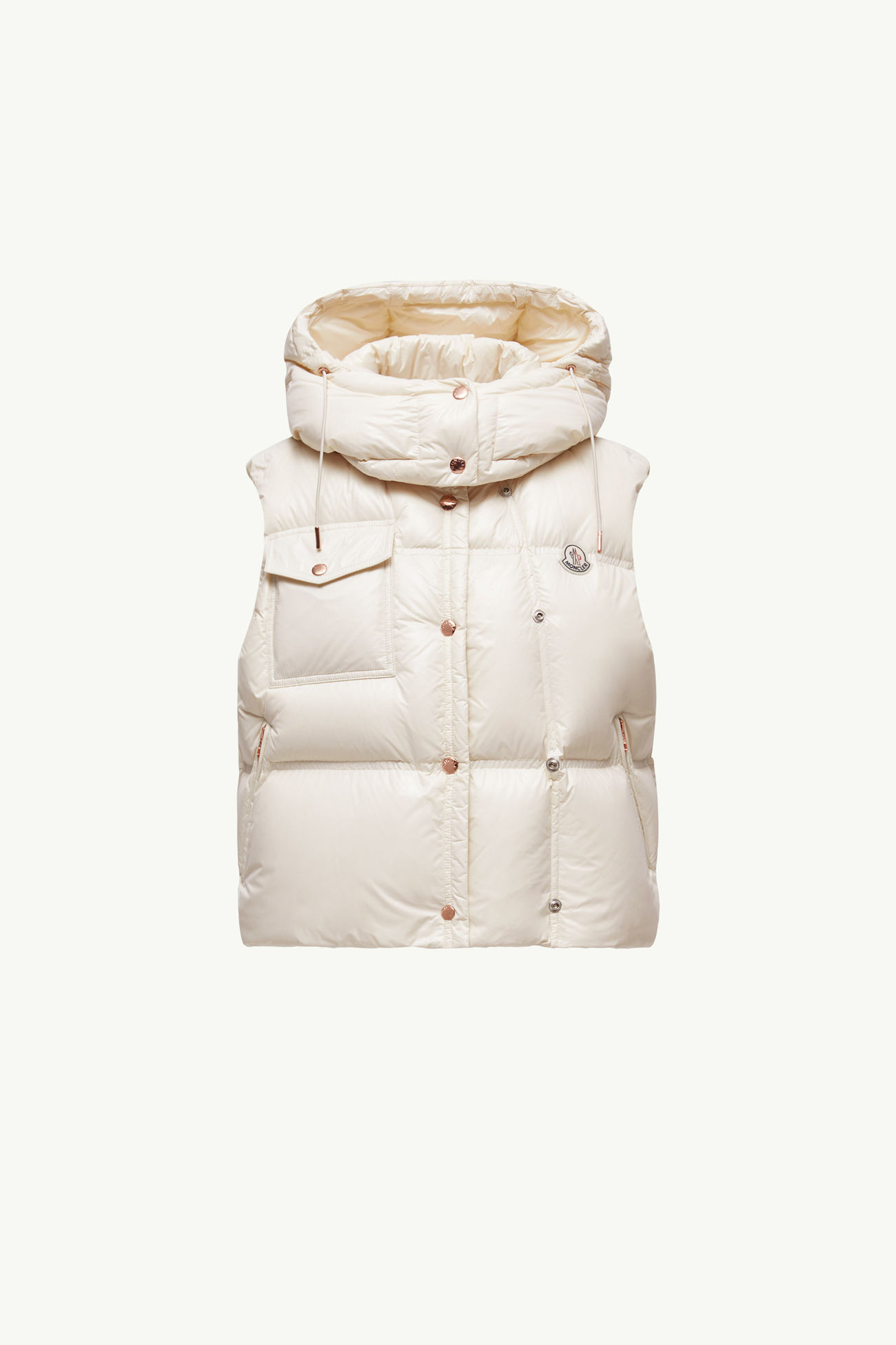 Pario女士连帽羽绒马甲 女士 白色 Moncler 2