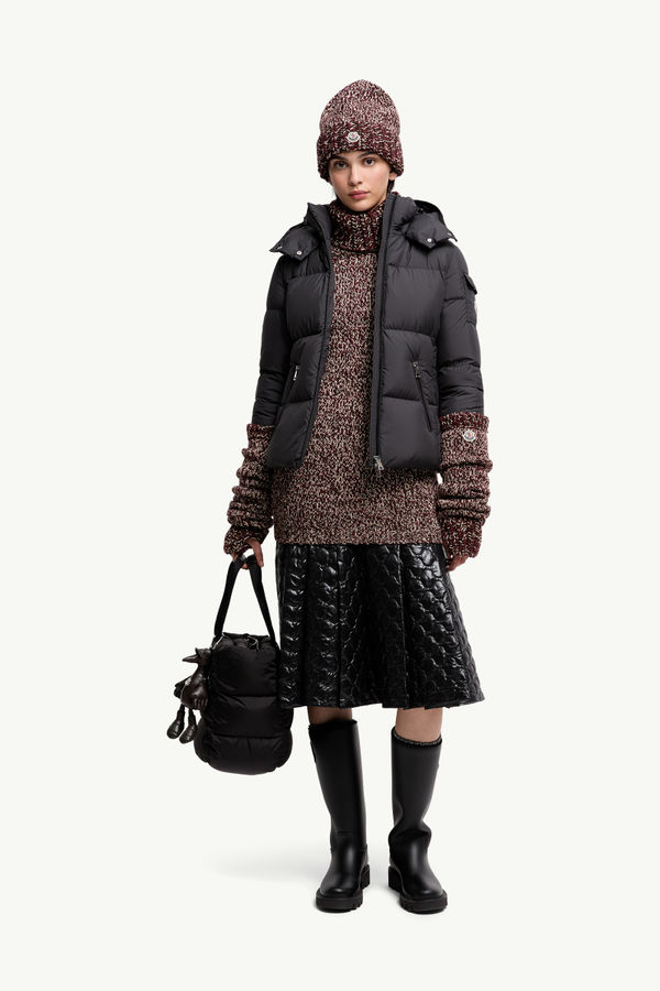 Fourmines Hooded Short Down Jacket Black Moncler 0