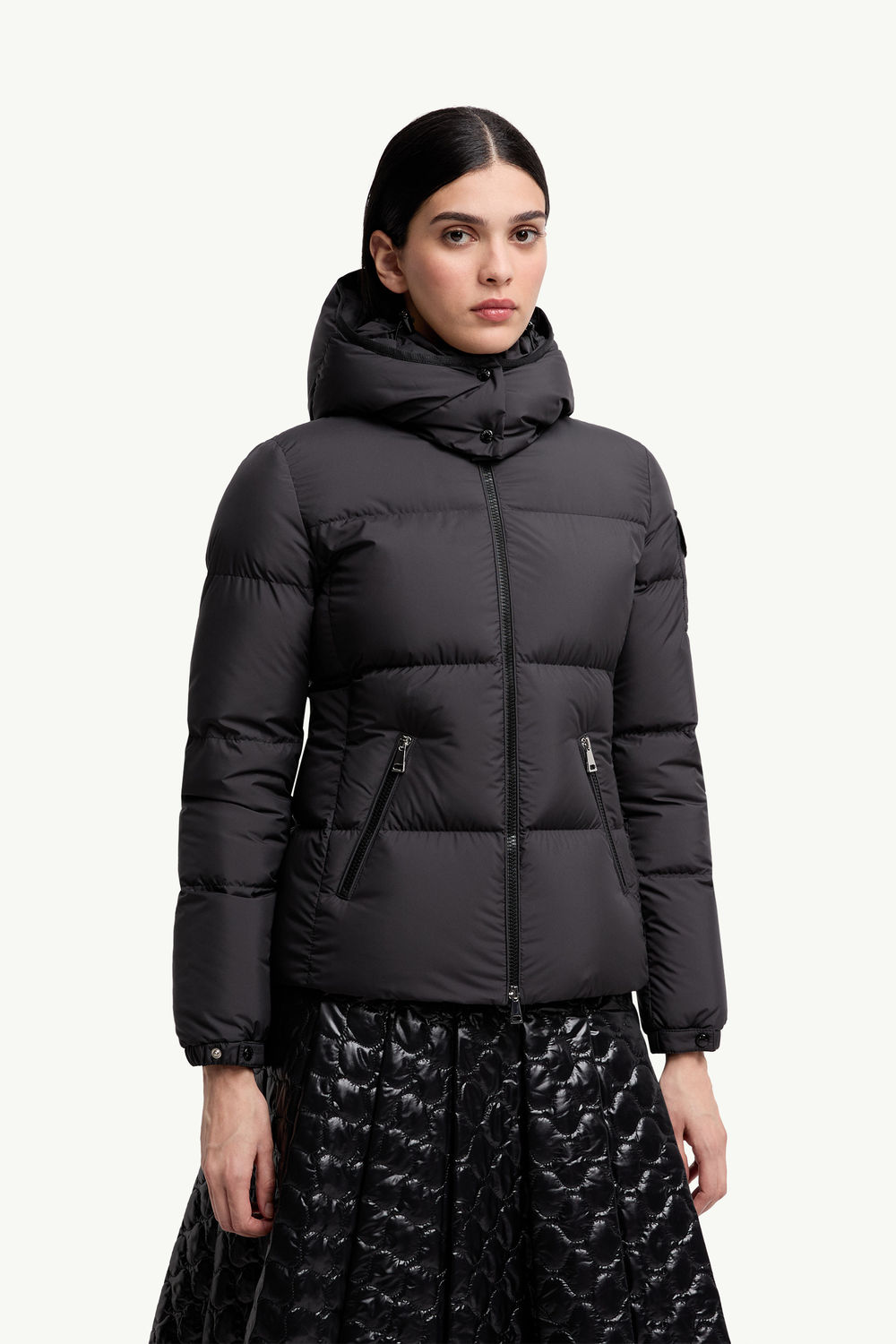 Fourmines Hooded Short Down Jacket Black Moncler 3