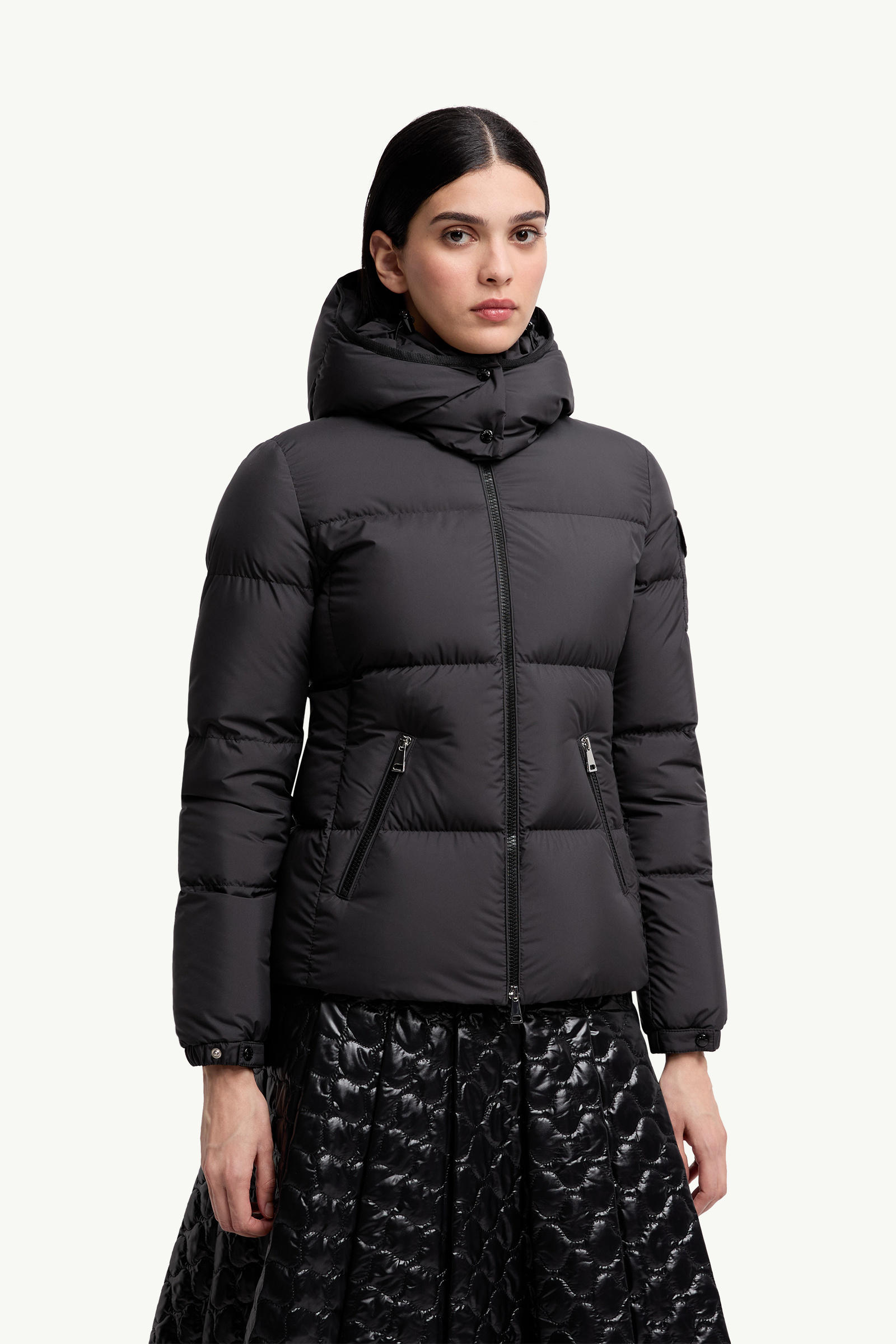 Fourmines Hooded Short Down Jacket Black Moncler 3