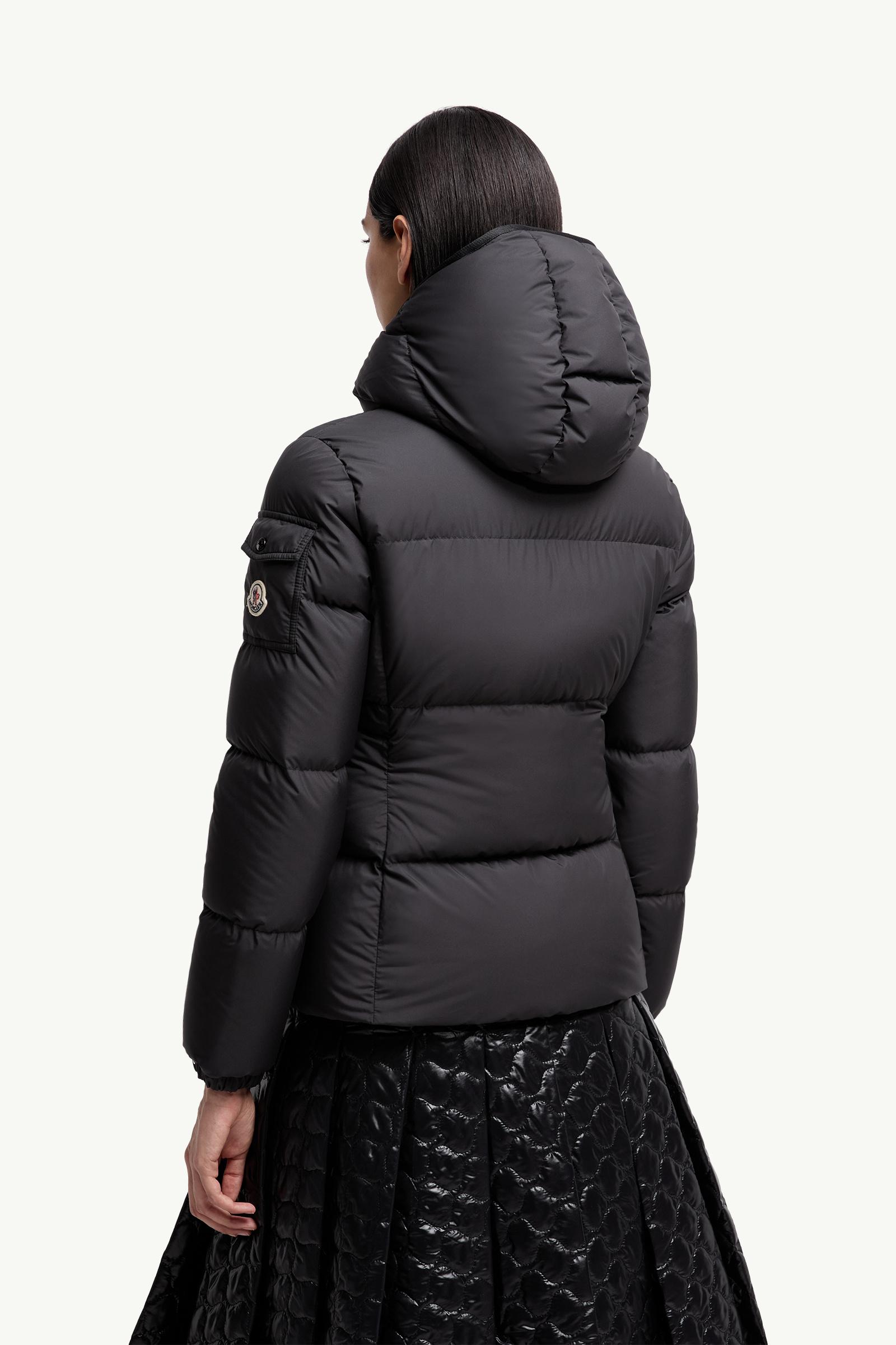 極美品MONCLER ネイビー ダウンジャケット ブラック Fourmines Hooded Short Down Jacket : ショートダウン