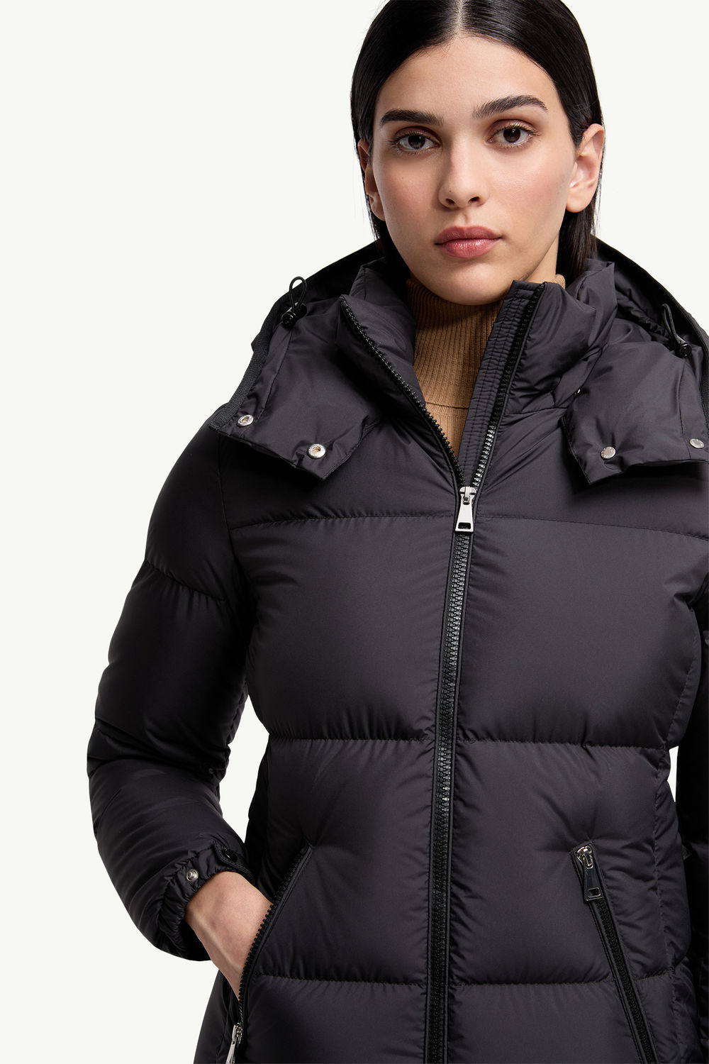 Fourmines Hooded Short Down Jacket Black Moncler 6