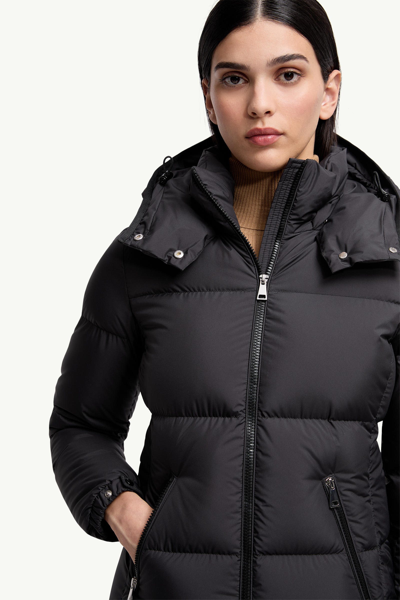 Fourmines Hooded Short Down Jacket Black Moncler 6