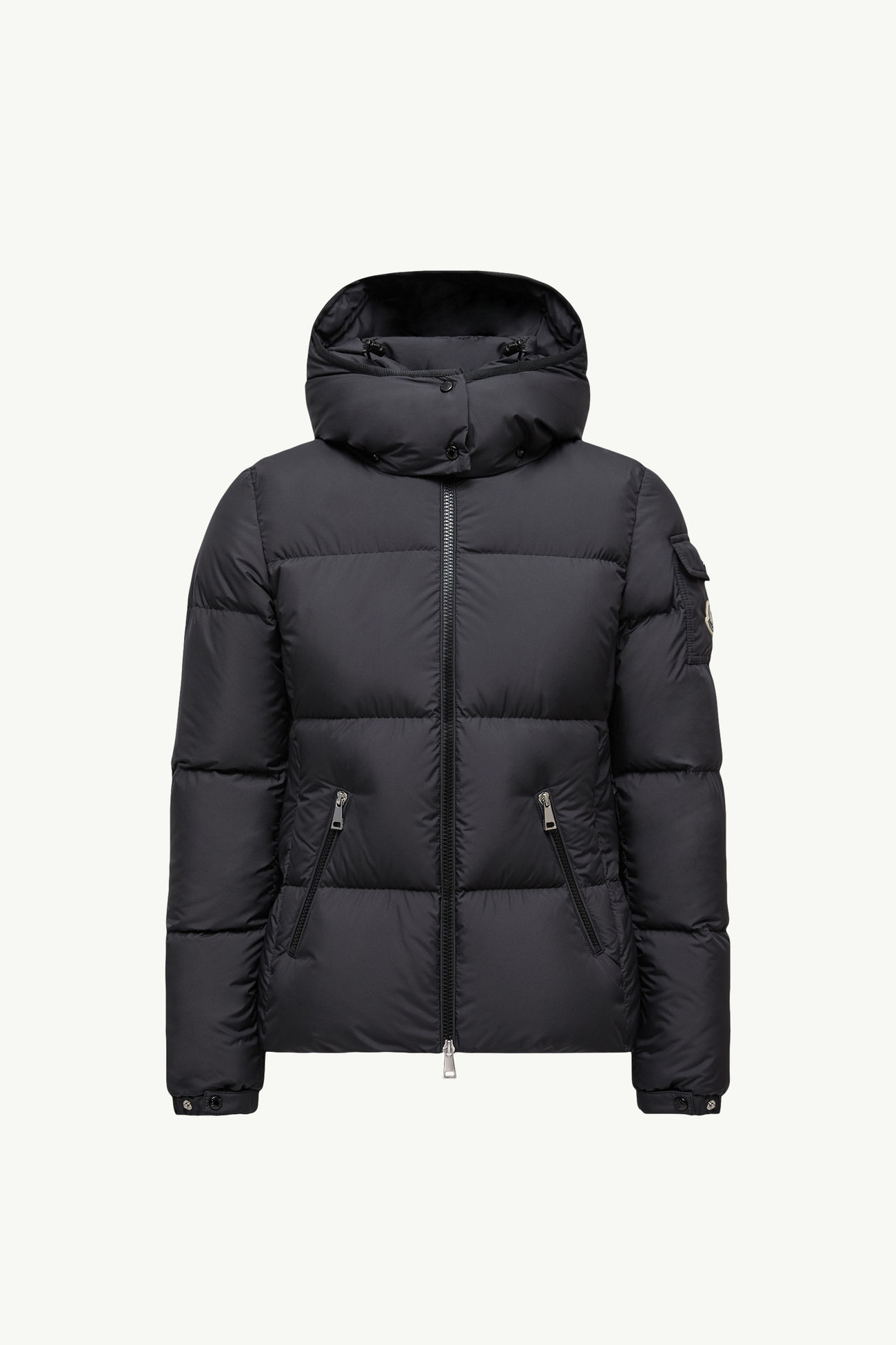 Plumífero corto con capucha Fourmines Negro Moncler 2