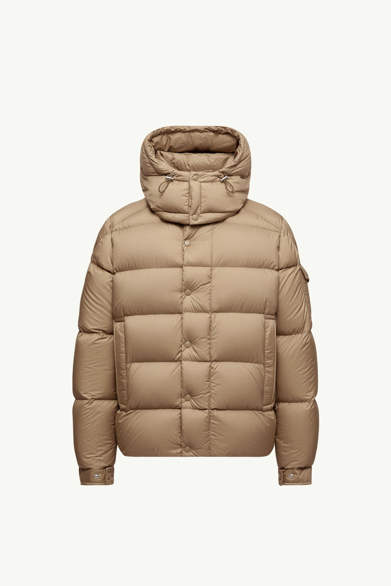 Moncler Maya 70連帽短身羽絨外套 女士 米色 Moncler 2