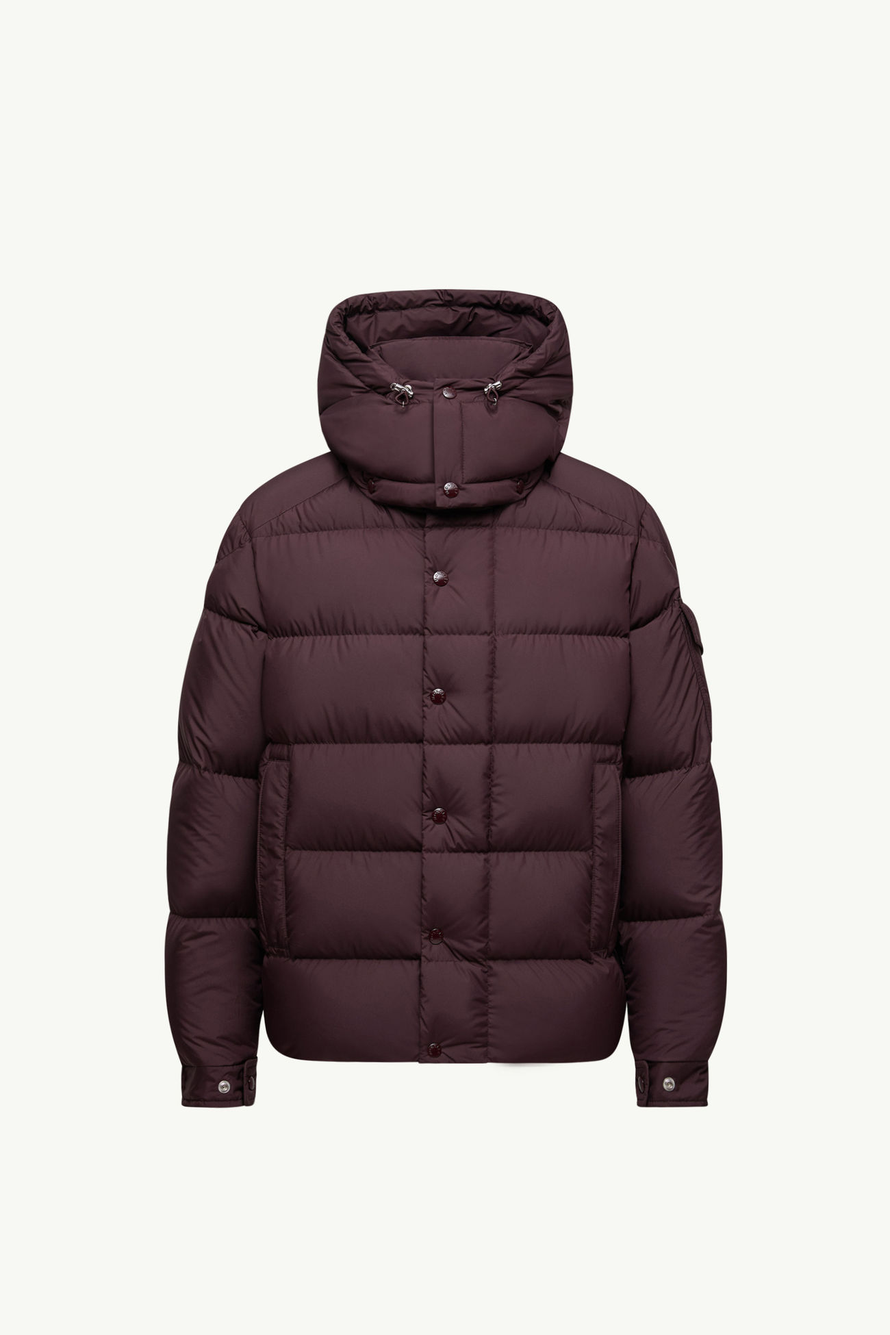 Plumífero corto con capucha Moncler Maya 70 Mujer Burdeos Moncler 2