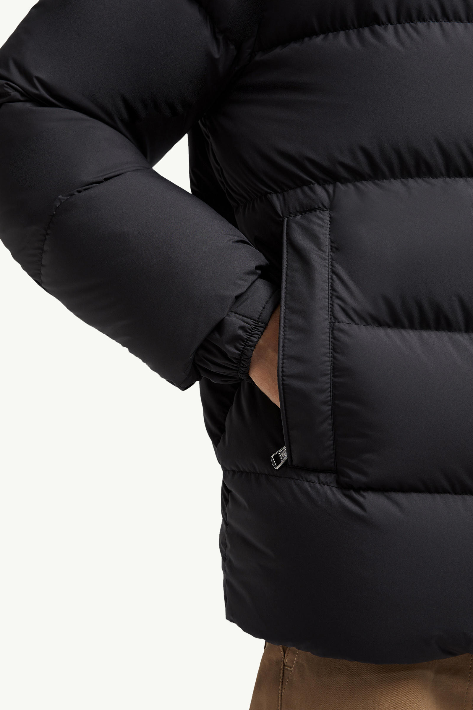 Moncler Maya 70 Hooded Short Down Jacket Women Black Moncler 5