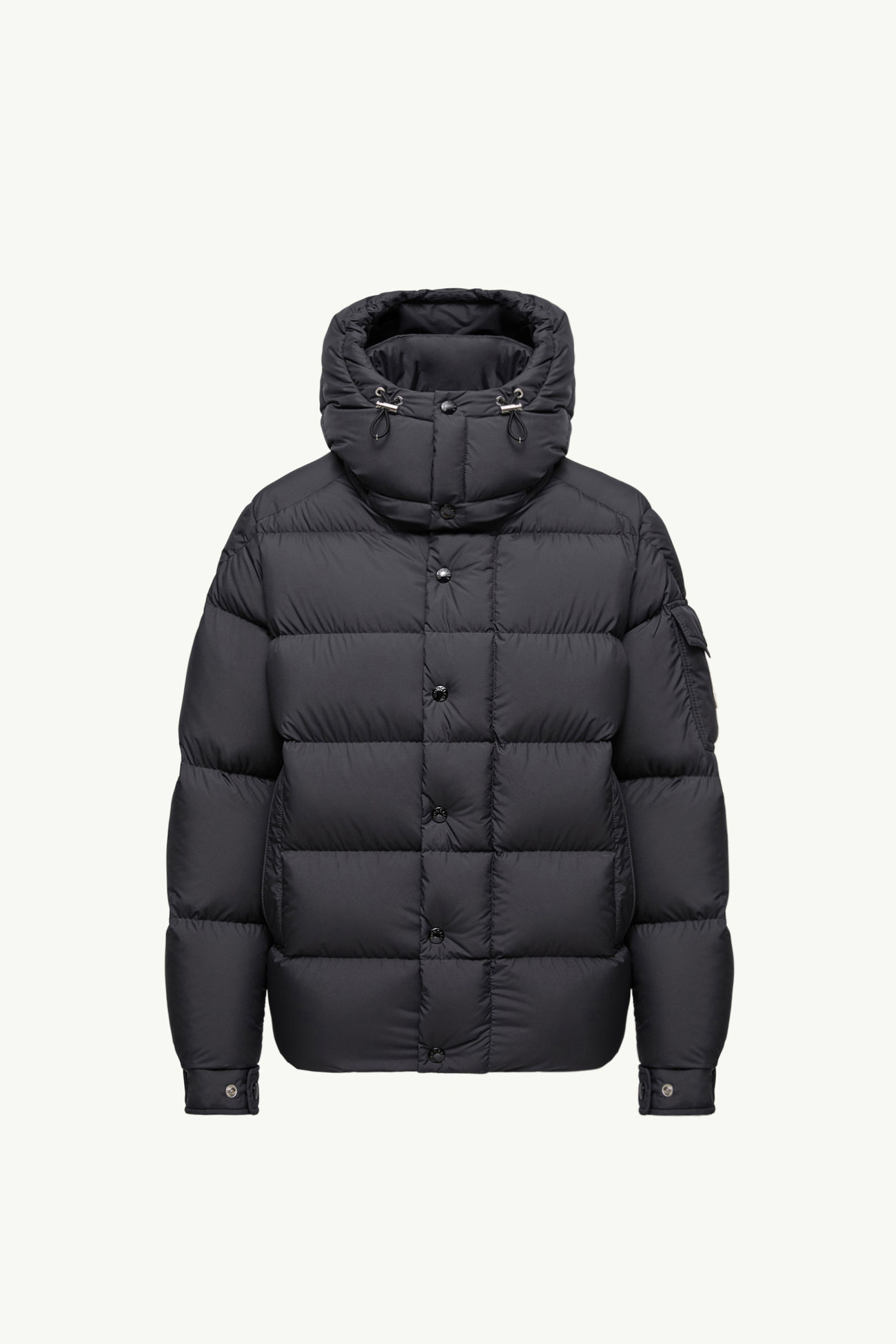 Moncler Maya 70 kurze Daunenjacke mit Kapuze Damen Schwarz Moncler 2