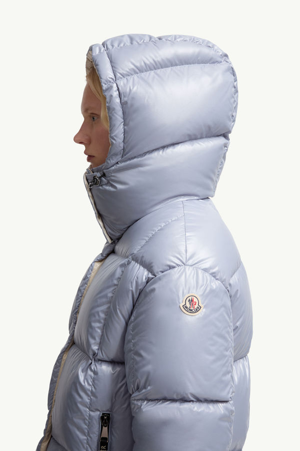 Parana kurze Daunenjacke mit Kapuze Damen Hellblau Moncler 1