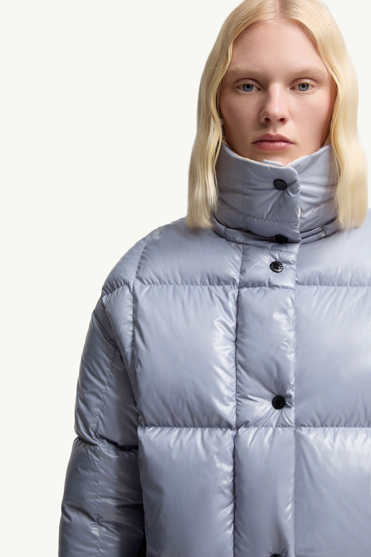 Parana女士连帽短款羽绒夹克外套 女士 浅蓝色 Moncler 5