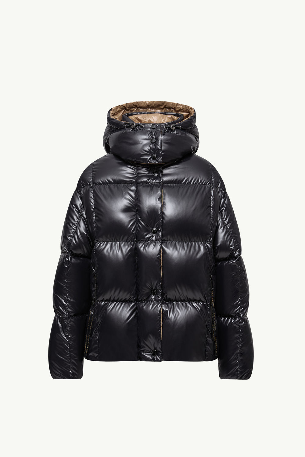 Parana Hooded Short Down Jacket Women Black Moncler 2