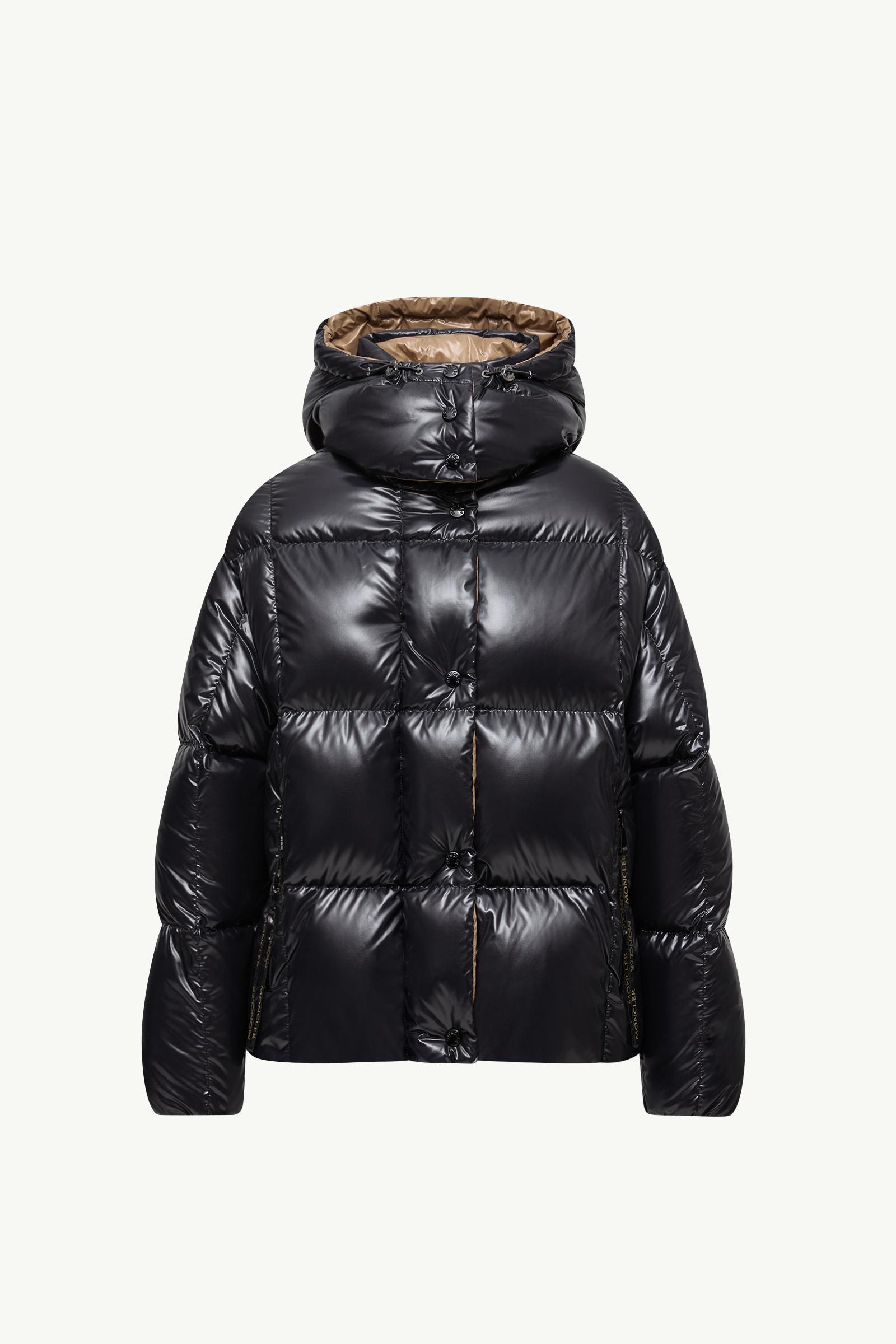 Black Parana Hooded Short Down Jacket - Short Down Jackets for